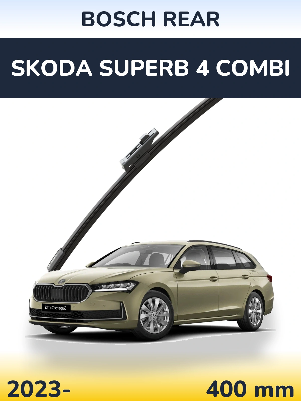 Задня щітка BOSCH Rear 400 мм для Skoda Superb 4 Combi 2023-2026