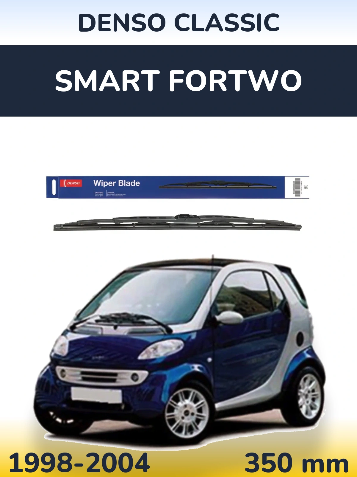 Tylna wycieraczka Denso Classic 350 mm do Smart Fortwo 1998-2004