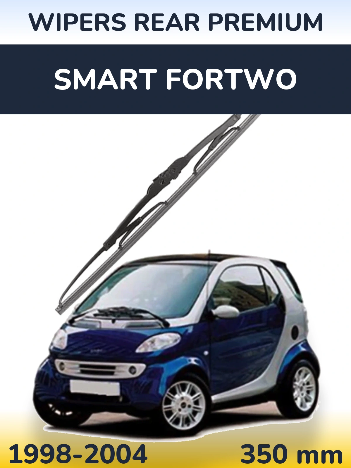 Задний дворник WIPERS REAR PREMIUM 350 мм для Smart Fortwo 1998-2004