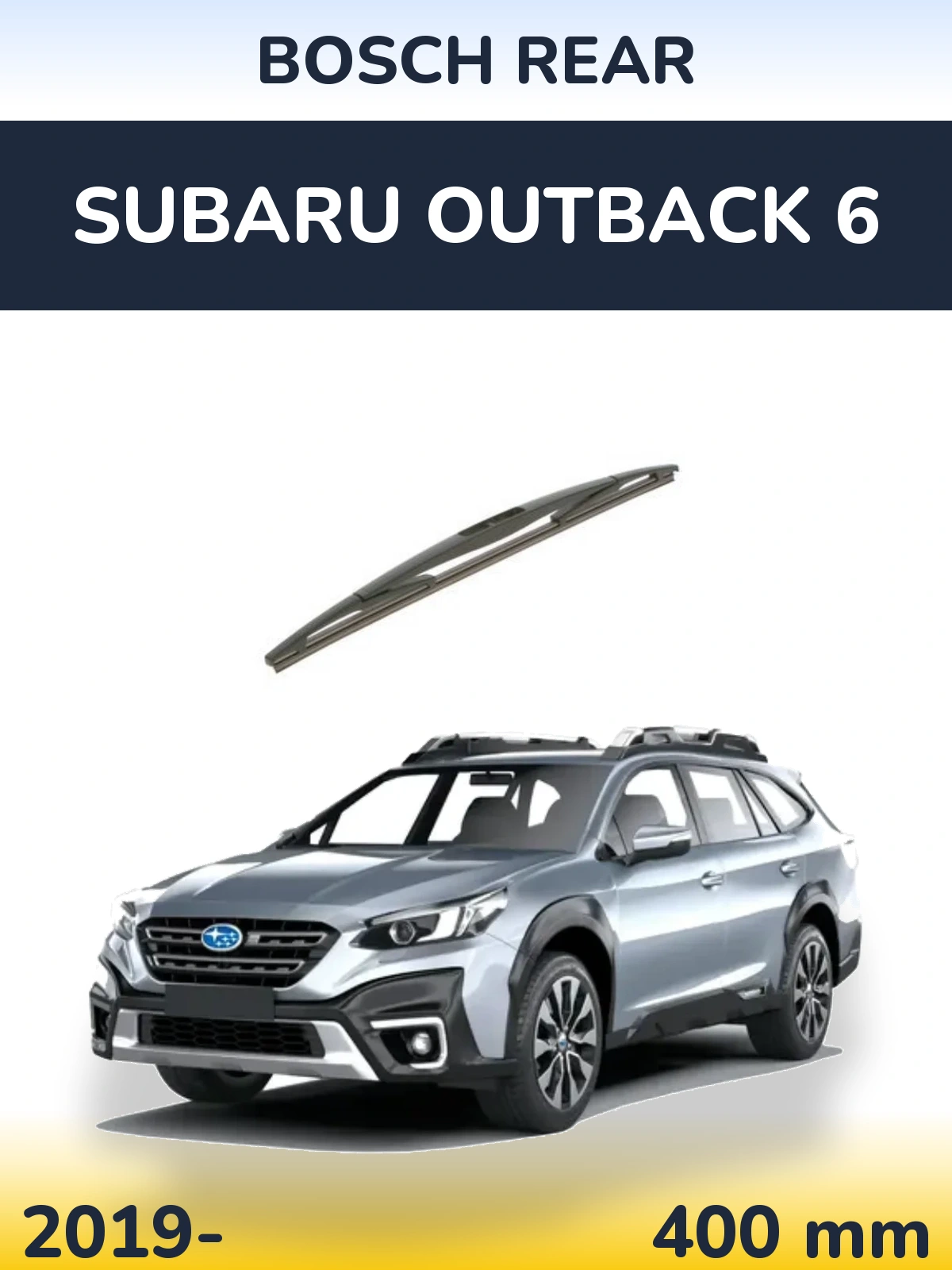 Tylna wycieraczka BOSCH Rear 400 mm do Subaru Outback 6 2019-2026