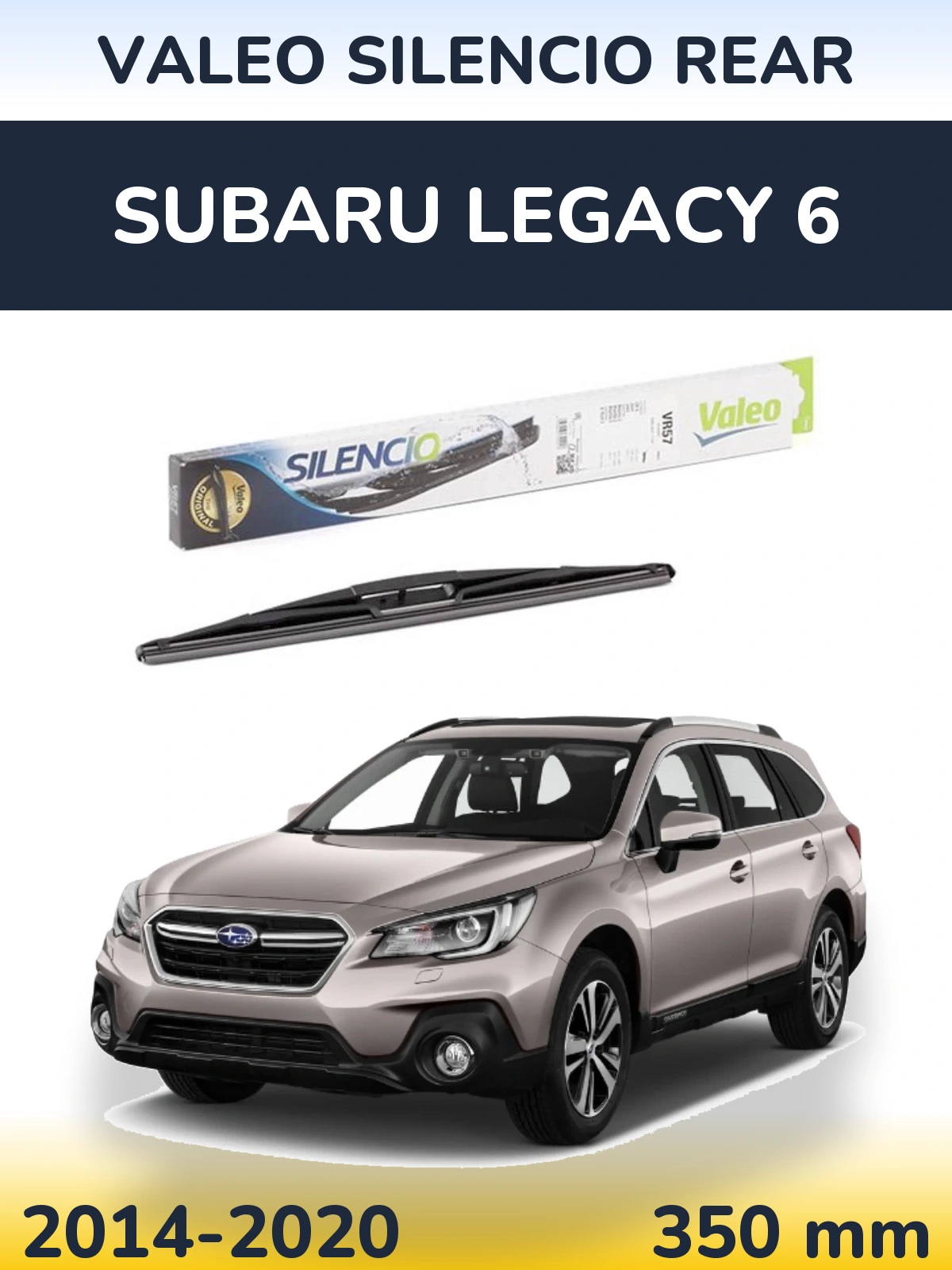 Tylna wycieraczka Valeo Silencio Rear 345 mm do Subaru Legacy 6 2014-2020