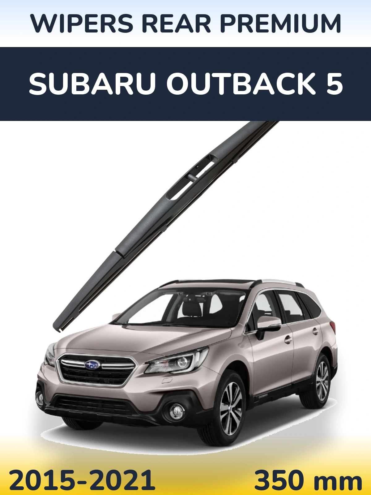 Rear wiper blade WIPERS REAR PREMIUM 350 мм for Subaru Outback 5 2015-2021