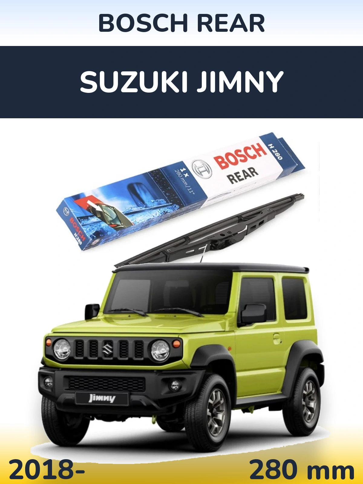 Tylna wycieraczka BOSCH Rear 280 mm do Suzuki Jimny 2018-2026