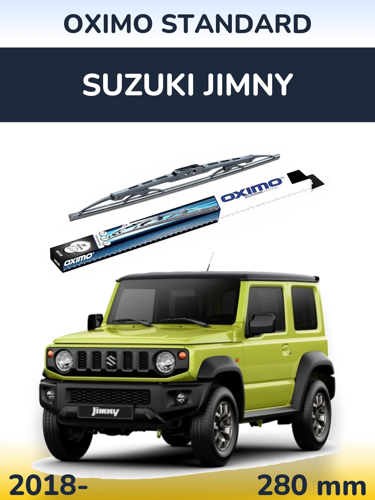 Rear wiper blade Oximo Standard 275 мм for Suzuki Jimny 2018-2026