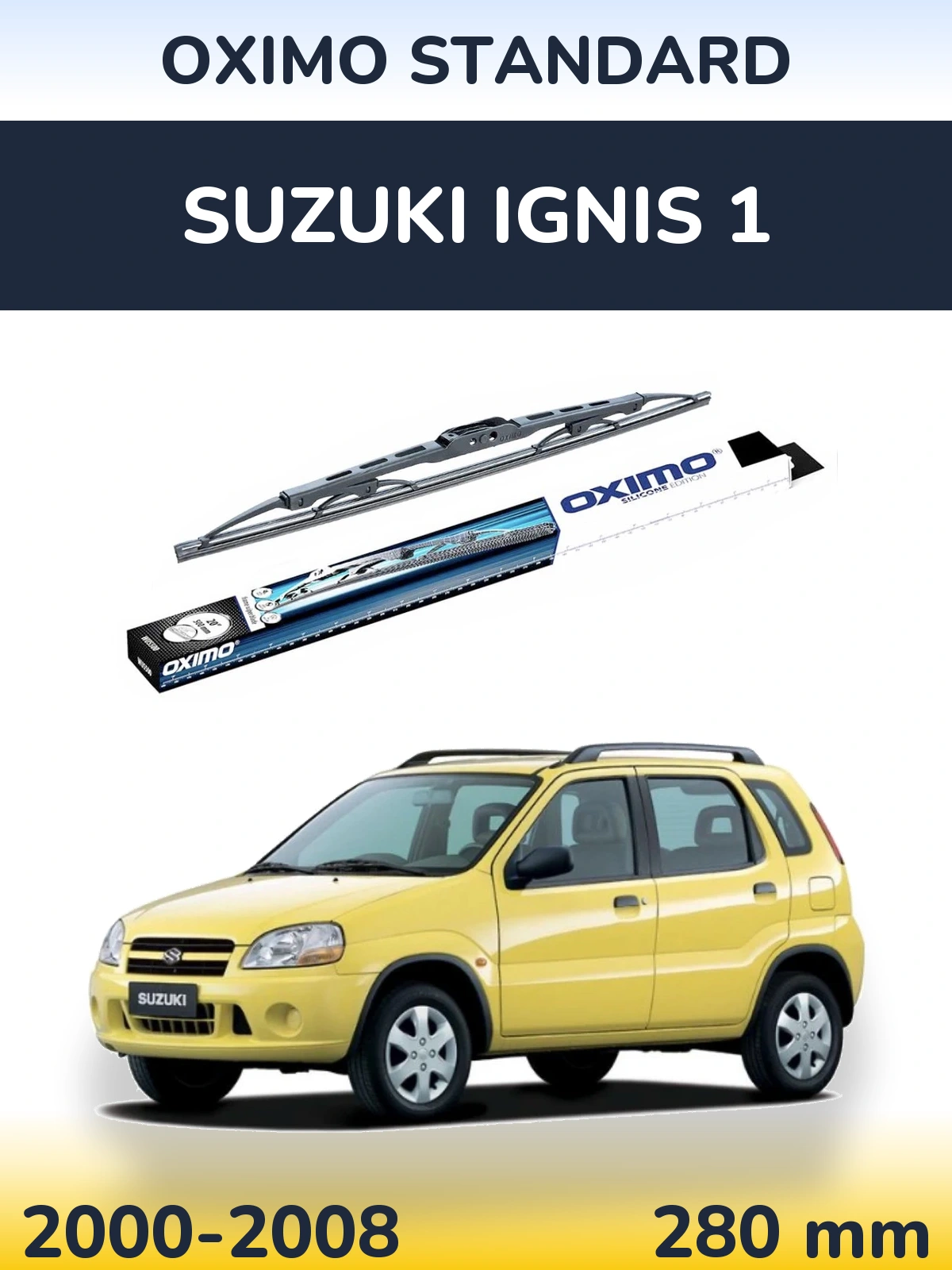Rear wiper blade Oximo Standard 275 мм for Suzuki Ignis 1 2000-2008
