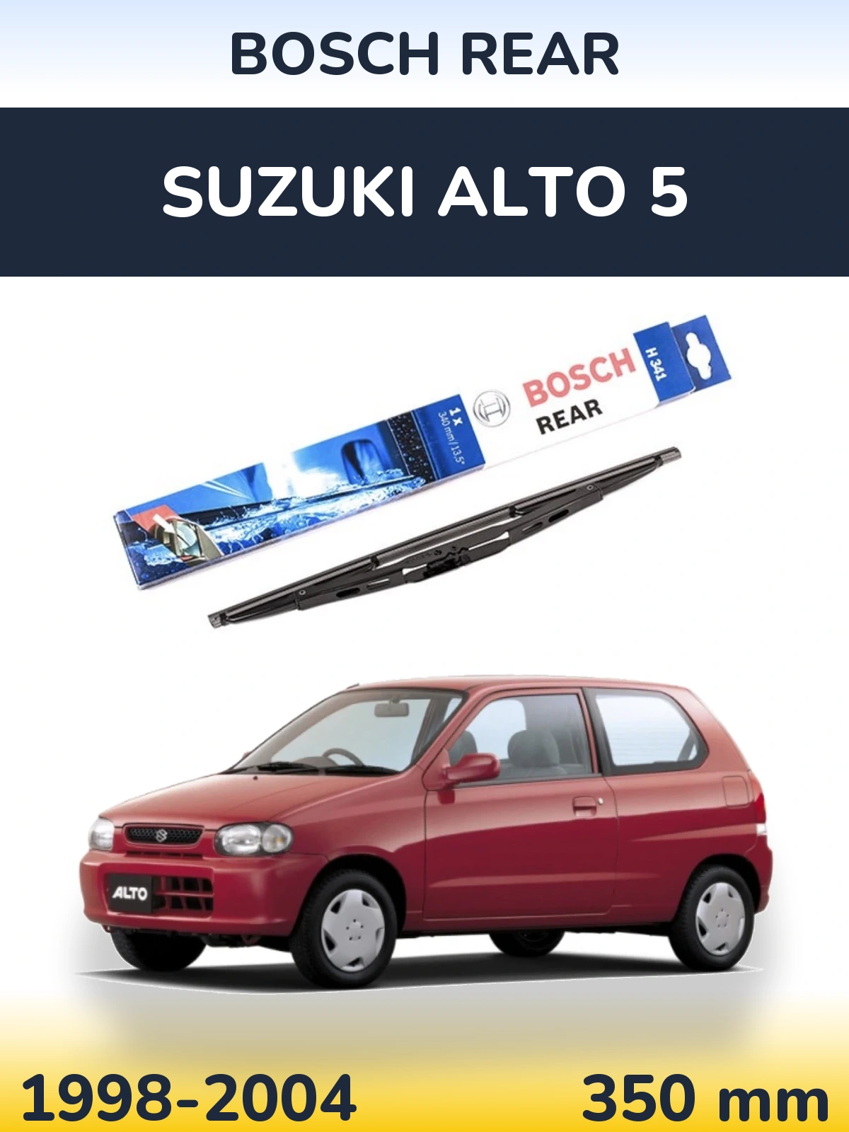 Tylna wycieraczka BOSCH Rear 340 mm do Suzuki Alto 5 1998-2004