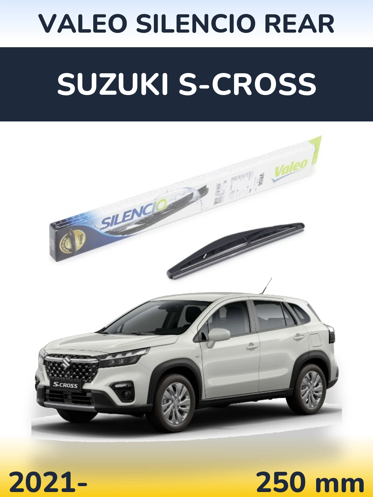 Tylna wycieraczka Valeo Silencio Rear 240 mm do Suzuki S-Cross 2021-2026