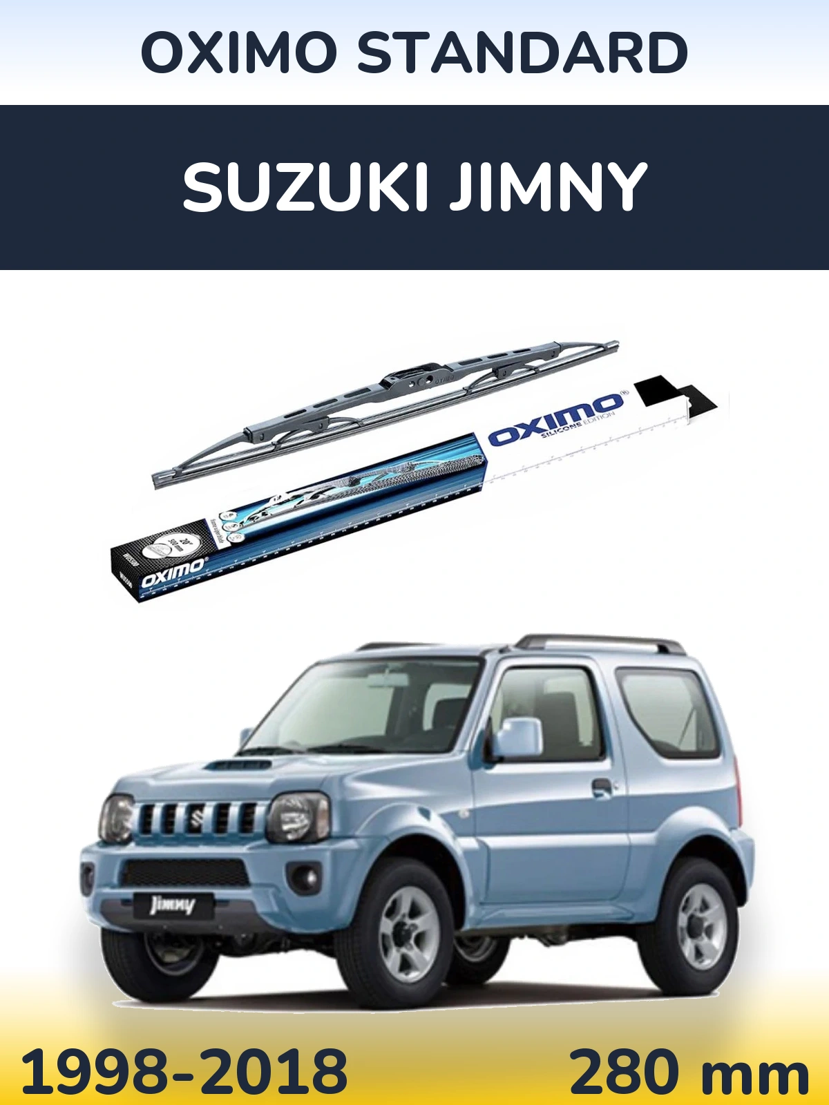 Rear wiper blade Oximo Standard 275 mm for Suzuki Jimny 1998-2018