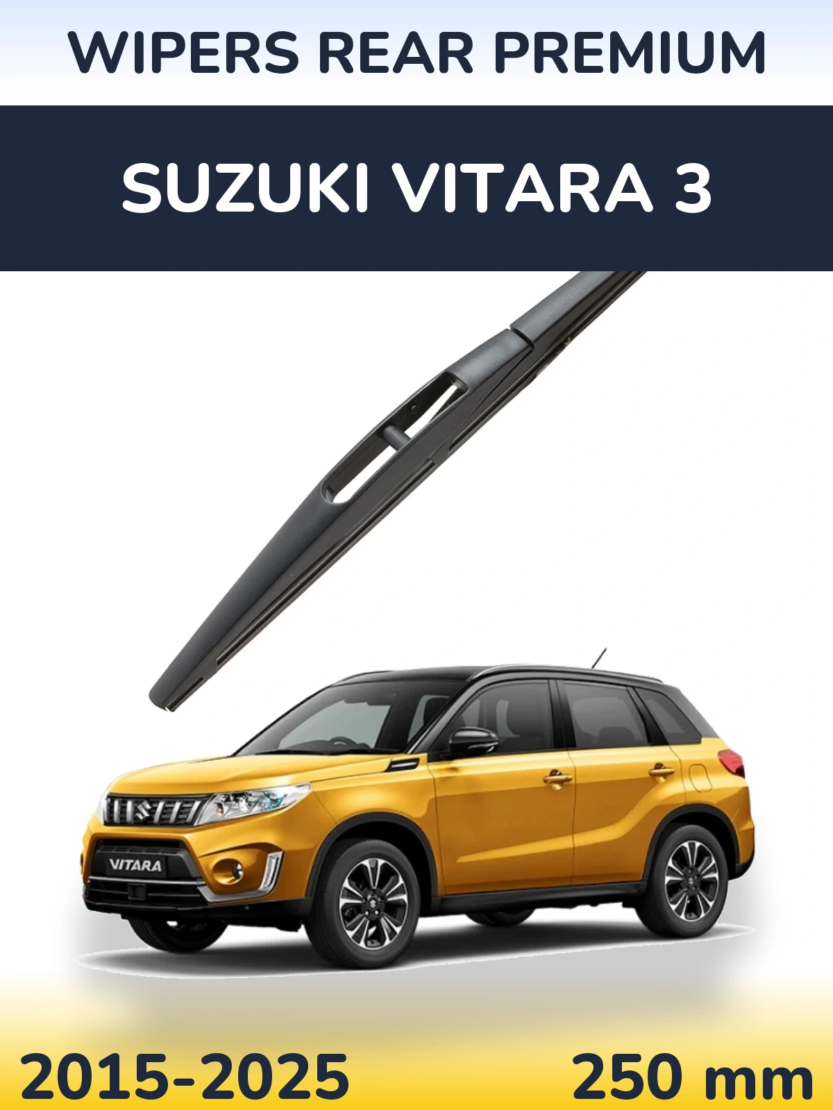Rear wiper blade WIPERS REAR PREMIUM 250 мм for Suzuki Vitara 3 2015-2025