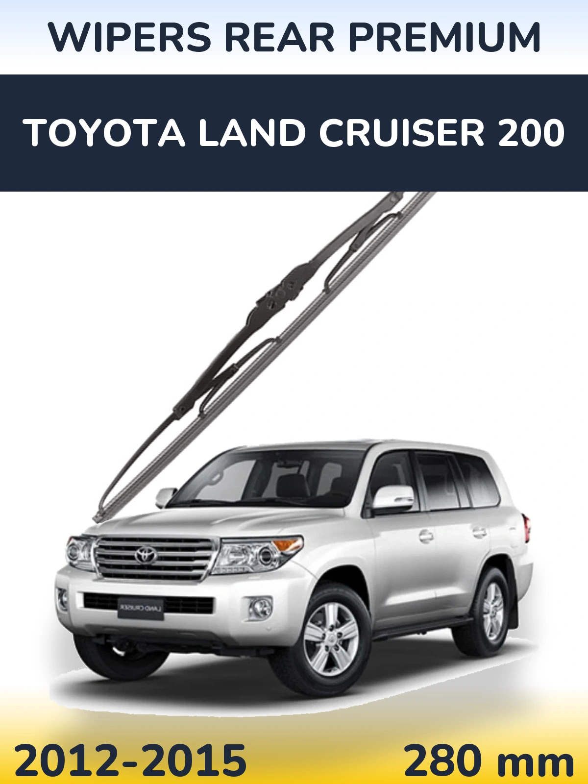 Rear wiper blade WIPERS REAR PREMIUM 280 mm for Toyota Land Cruiser 200 2012-2015