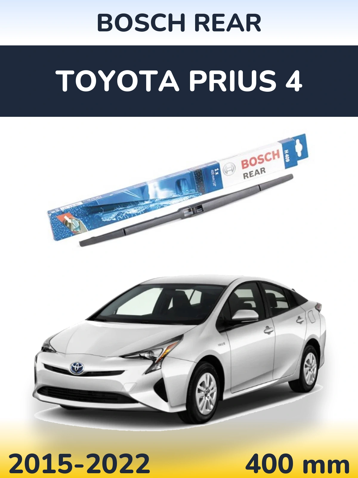 Tylna wycieraczka BOSCH Rear 400 mm do Toyota Prius 4 2015-2022