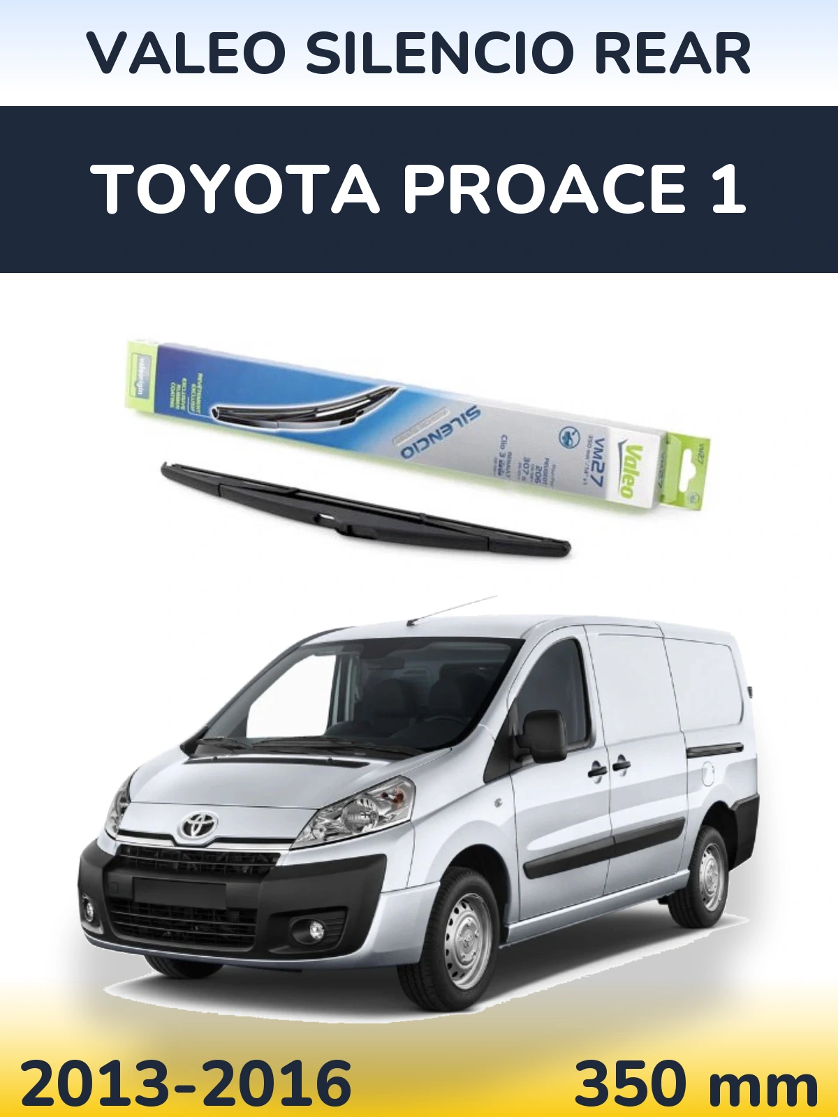 Задний дворник Valeo Silencio Rear 350 мм для Toyota ProAce 1 2013-2016