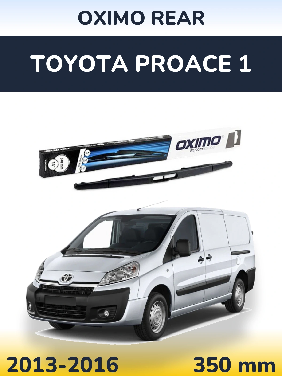 Rear wiper blade Oximo Rear 350 мм for Toyota ProAce 1 2013-2016