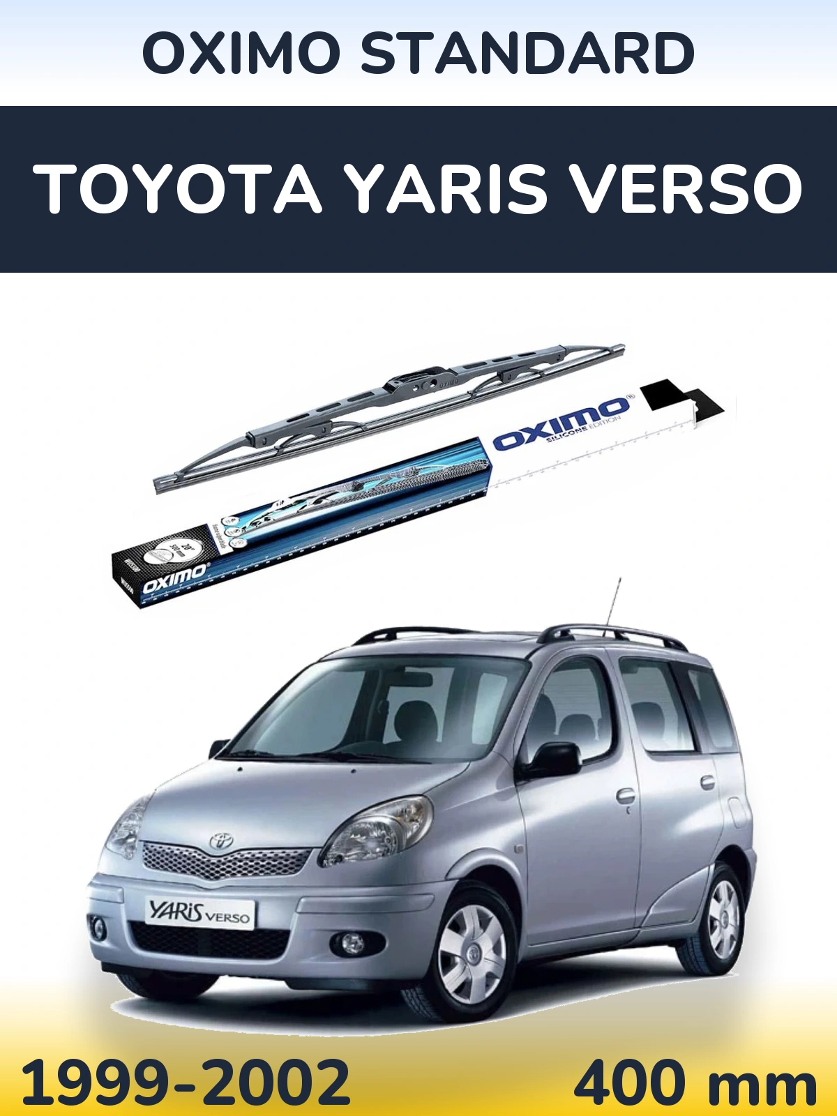Rear wiper blade Oximo Standard 400 мм for Toyota Yaris Verso 1999-2002
