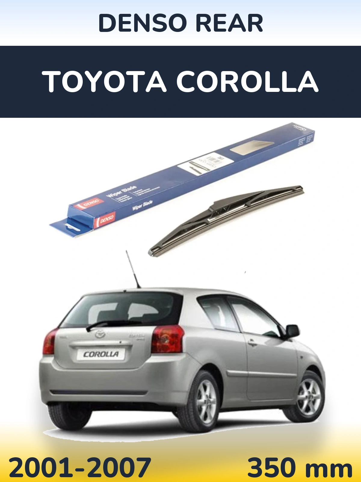 Rear wiper blade Denso Rear 350 мм for Toyota Corolla 2001-2007