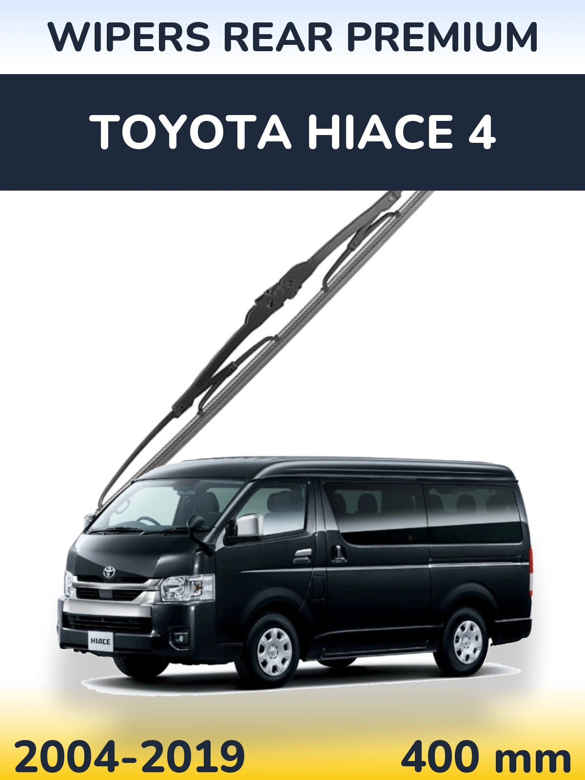 Задний дворник WIPERS REAR PREMIUM 400 мм для Toyota Hiace 4 2004-2019
