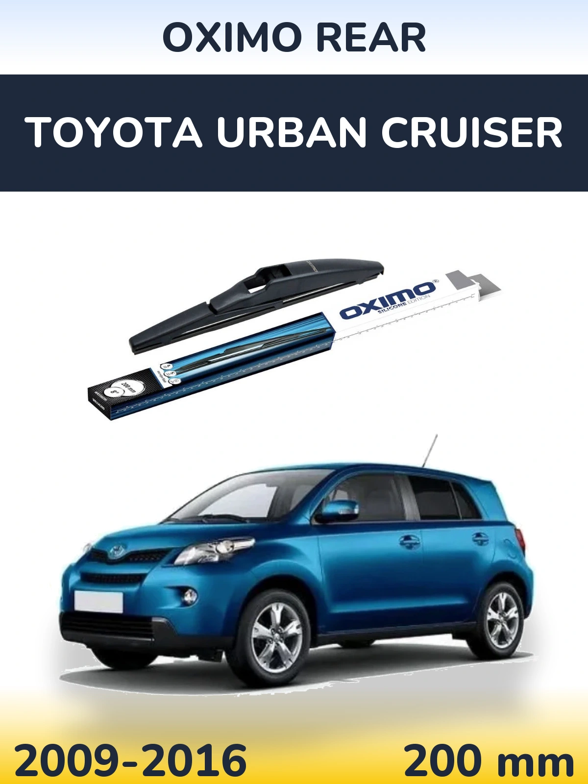 Задний дворник Oximo Rear 200 мм для Toyota Urban Cruiser 2009-2016