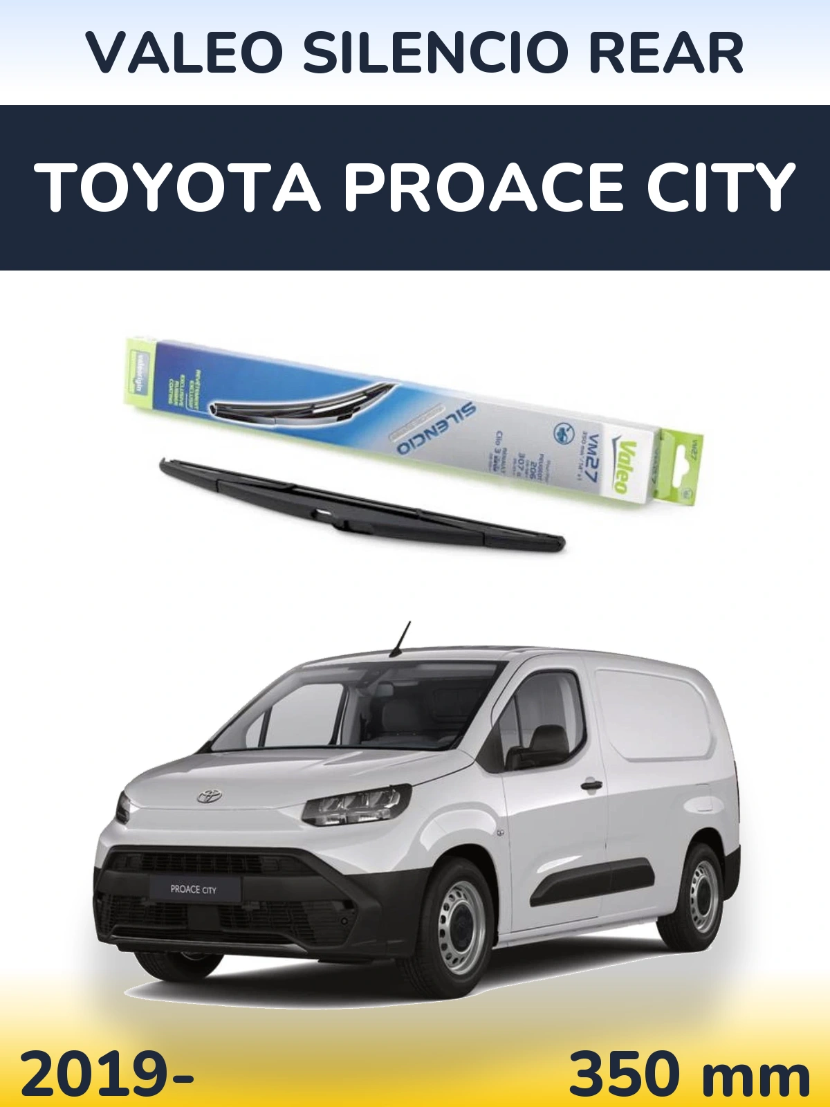 Задня щітка Valeo Silencio Rear 350 мм для Toyota ProAce City 2019-2026