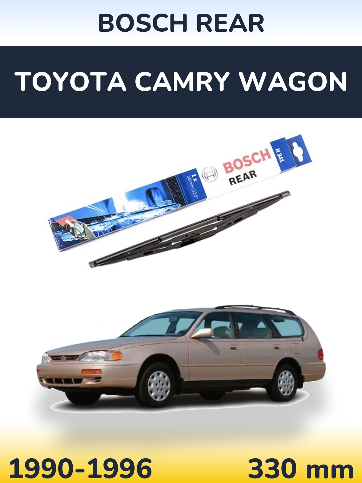 Задний дворник BOSCH Rear 340 мм для Toyota Camry Wagon 1990-1996