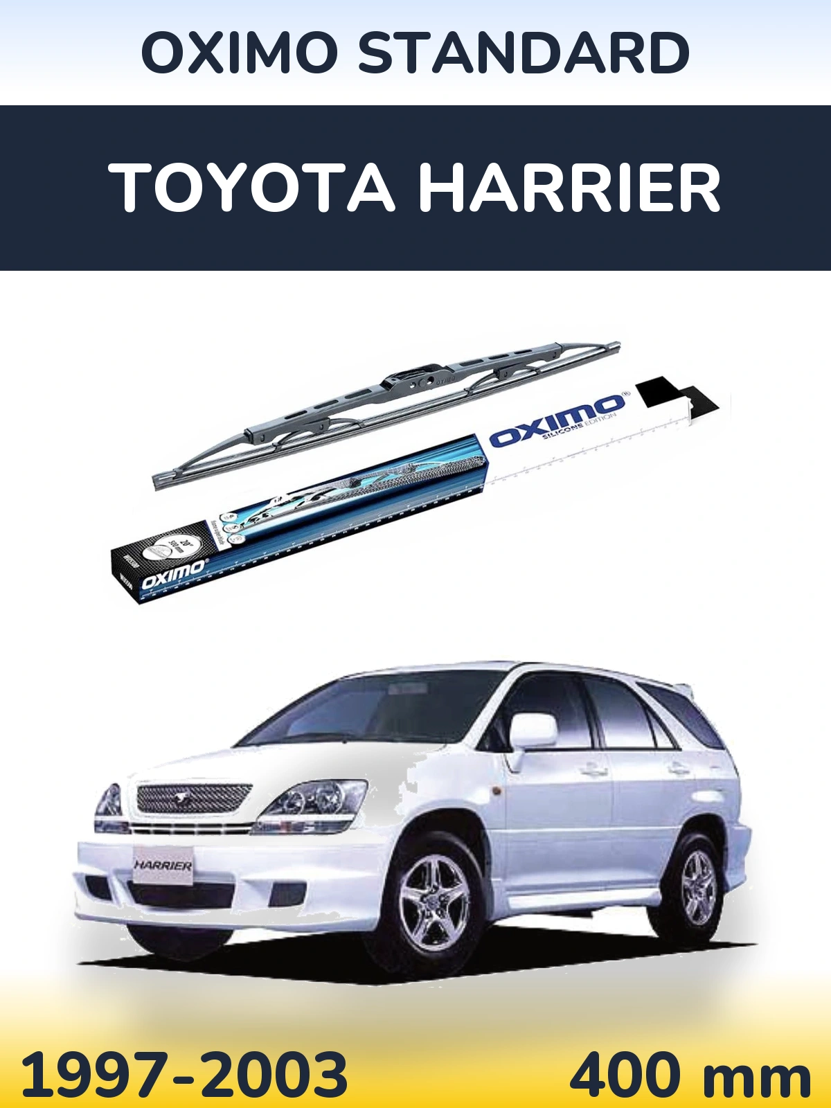 Rear wiper blade Oximo Standard 400 mm for Toyota Harrier 1997-2003