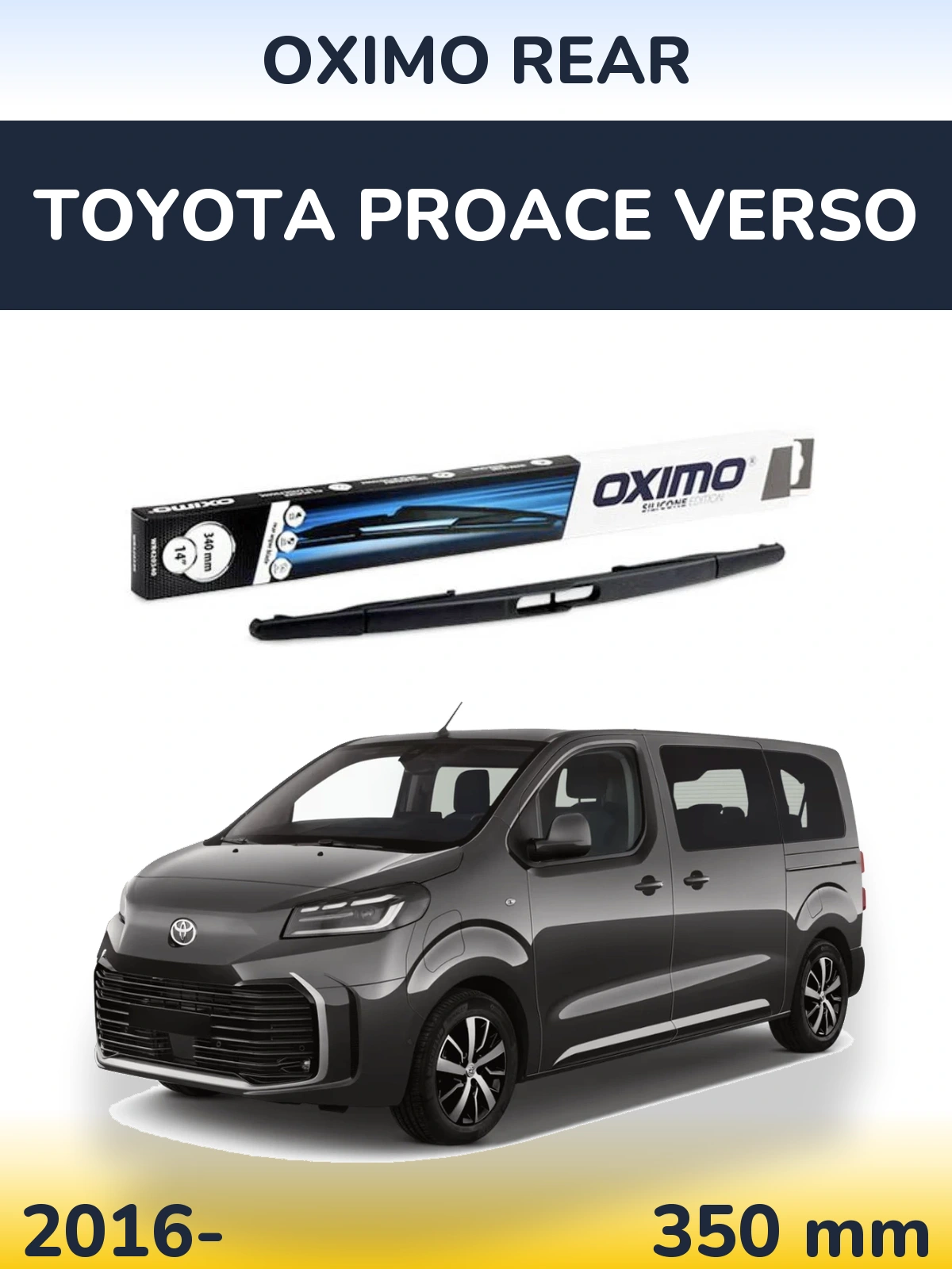 Tylna wycieraczka Oximo Rear 350 mm do Toyota ProAce Verso 2016-2026