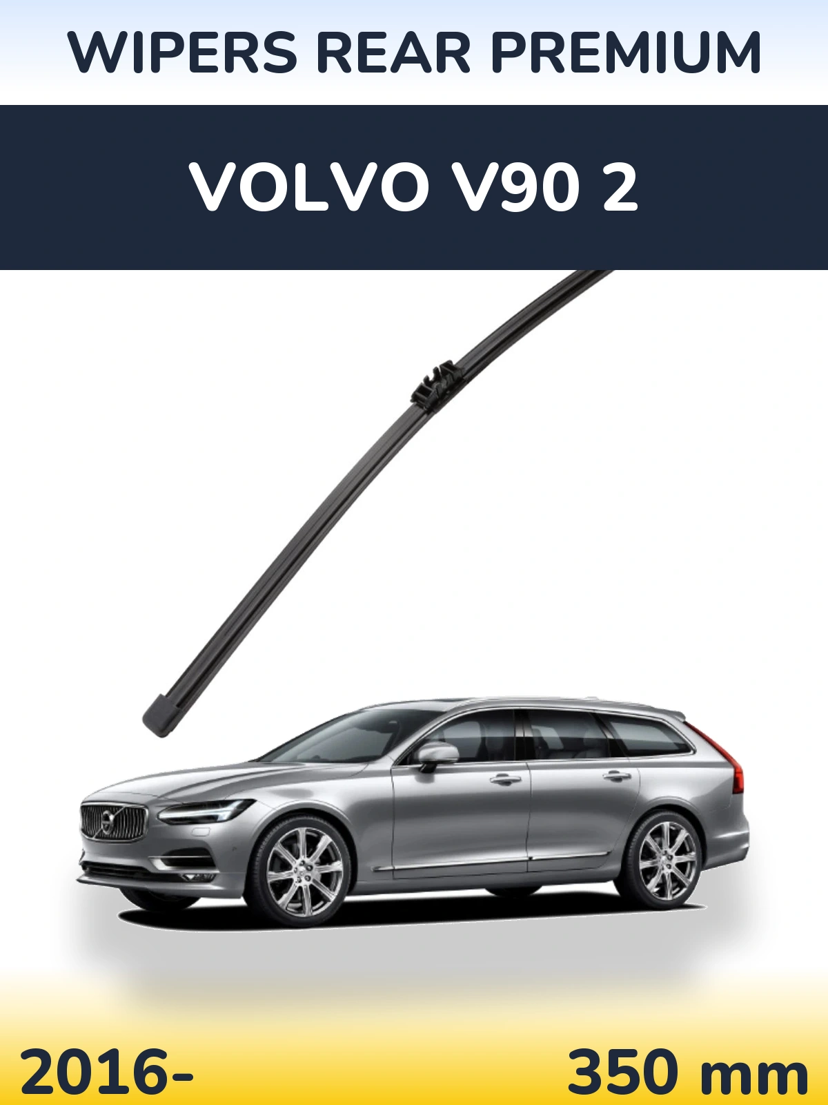 Rear wiper blade WIPERS REAR PREMIUM 350 мм for Volvo V90 2 2016-2026