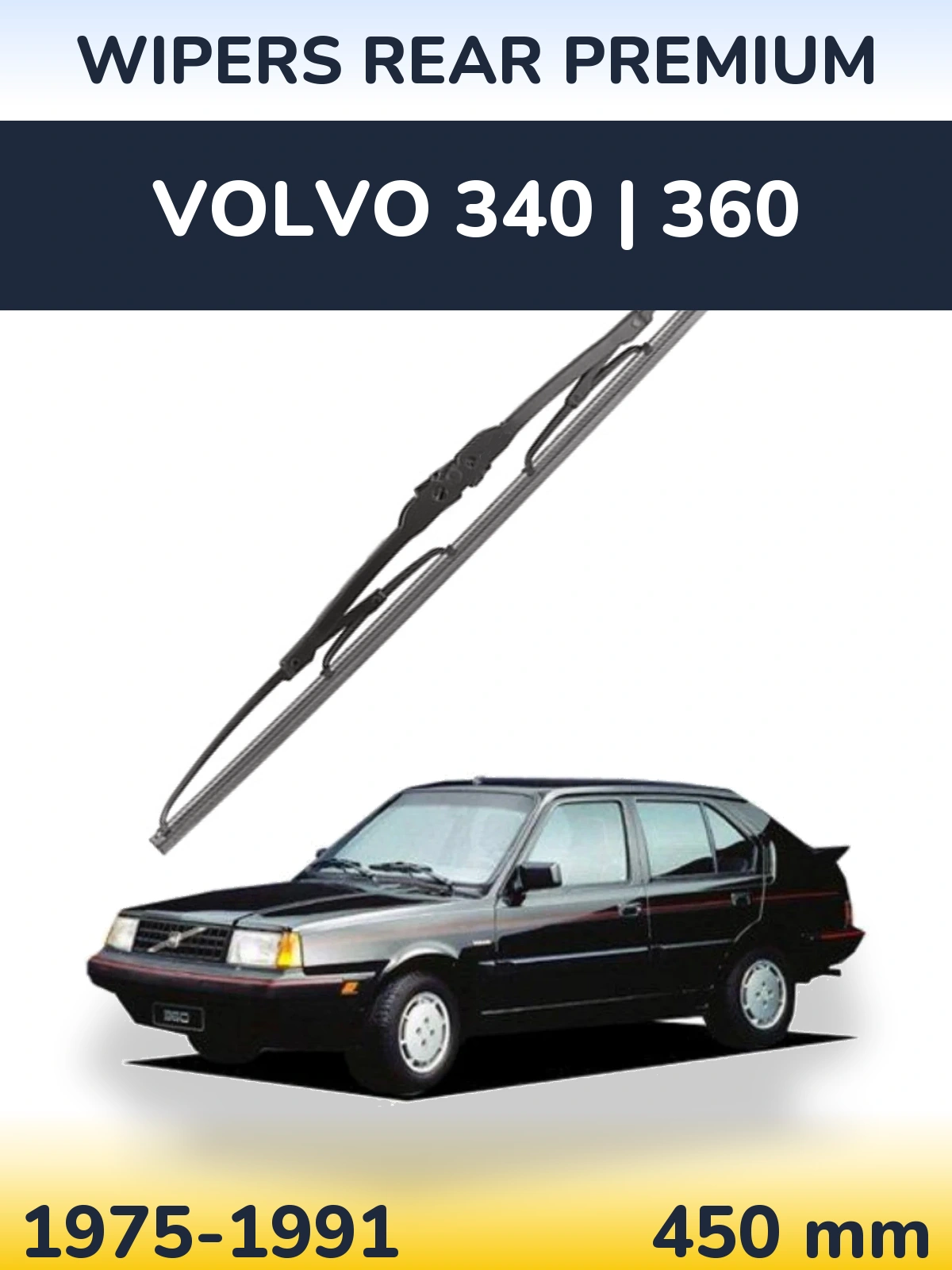 Rear wiper blade WIPERS REAR PREMIUM 450 мм for Volvo 340 | 360 1975-1991