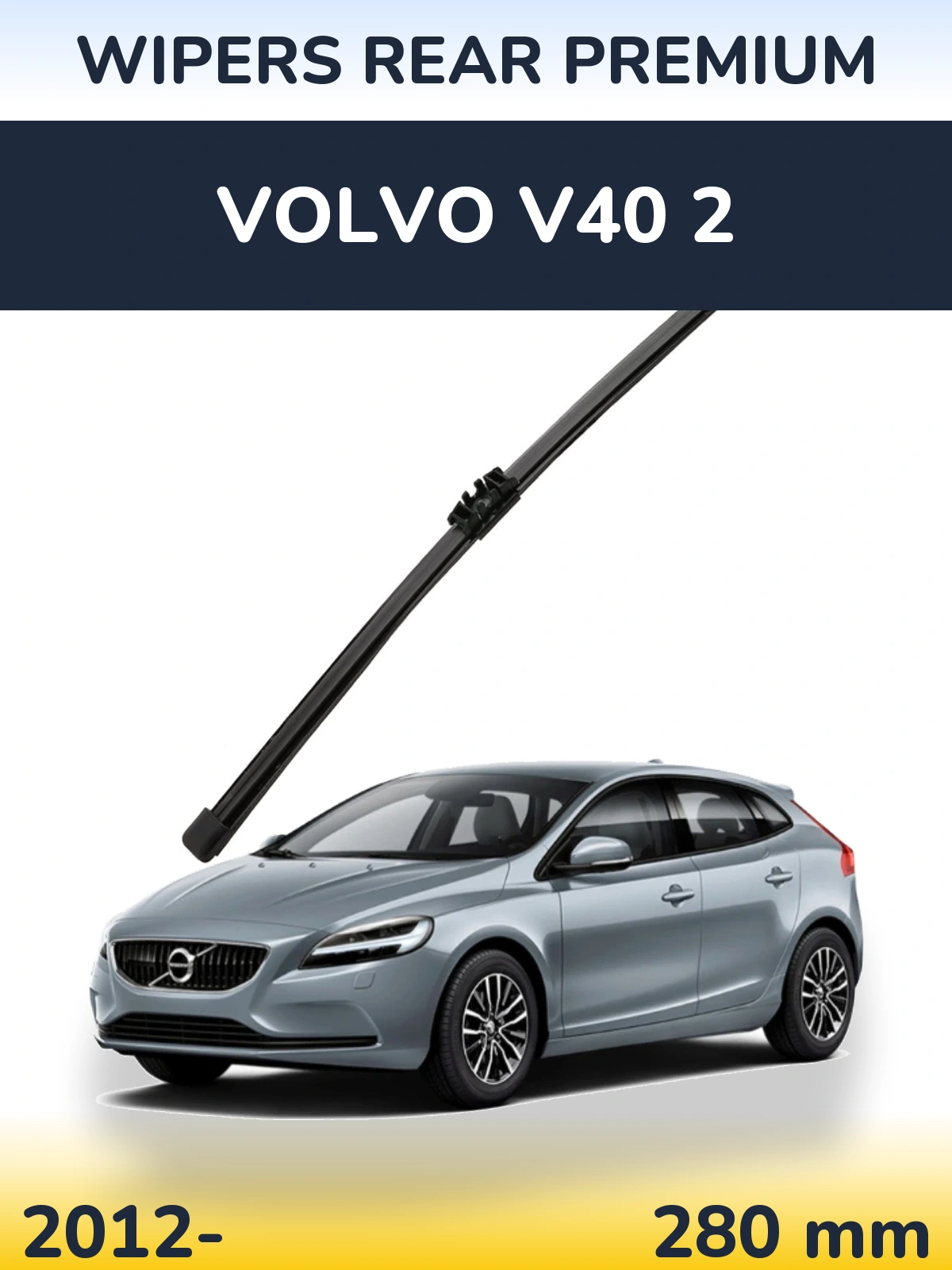 Rear wiper blade WIPERS REAR PREMIUM 280 мм for Volvo V40 2 2012-2026