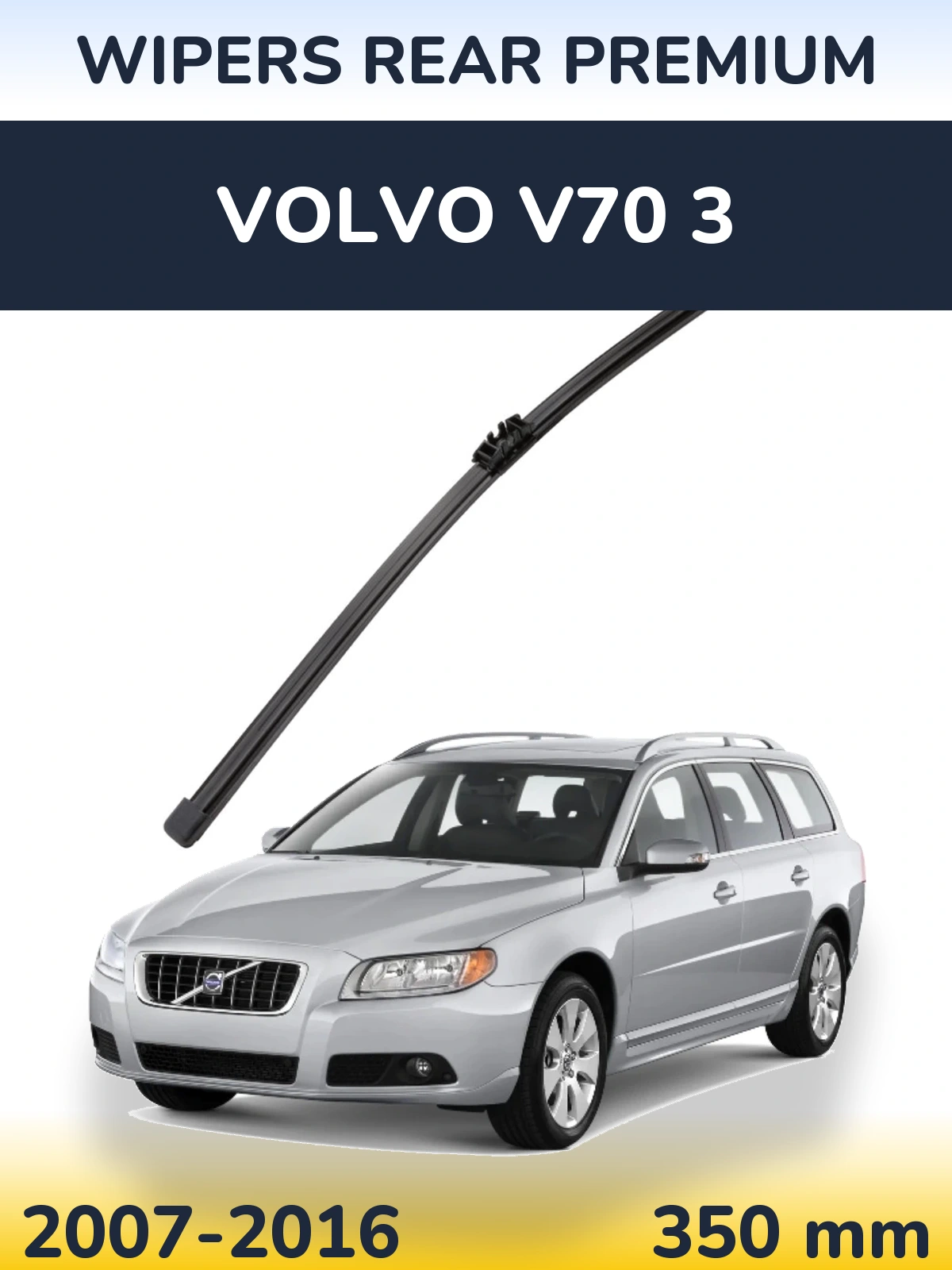 Rear wiper blade WIPERS REAR PREMIUM 350 мм for Volvo V70 3 2007-2016