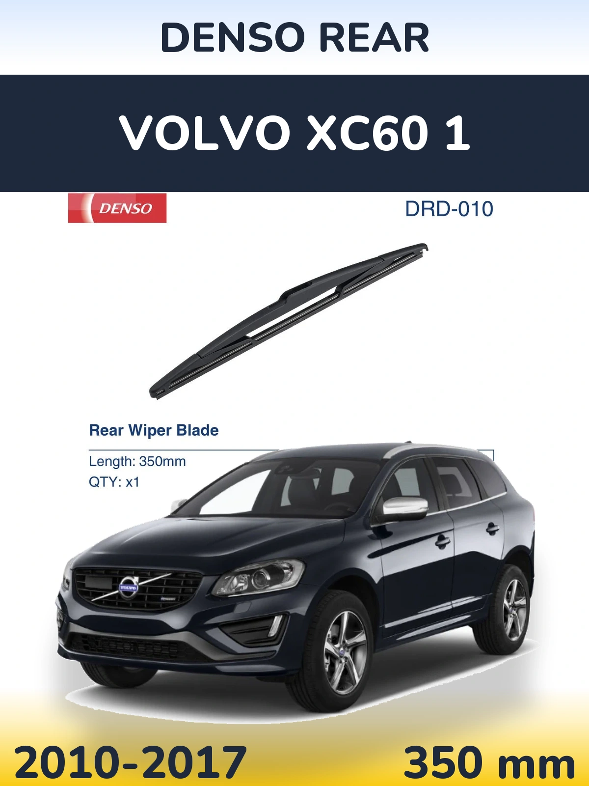 Tylna wycieraczka Denso Rear 350 mm do Volvo XC60 1 2010-2017