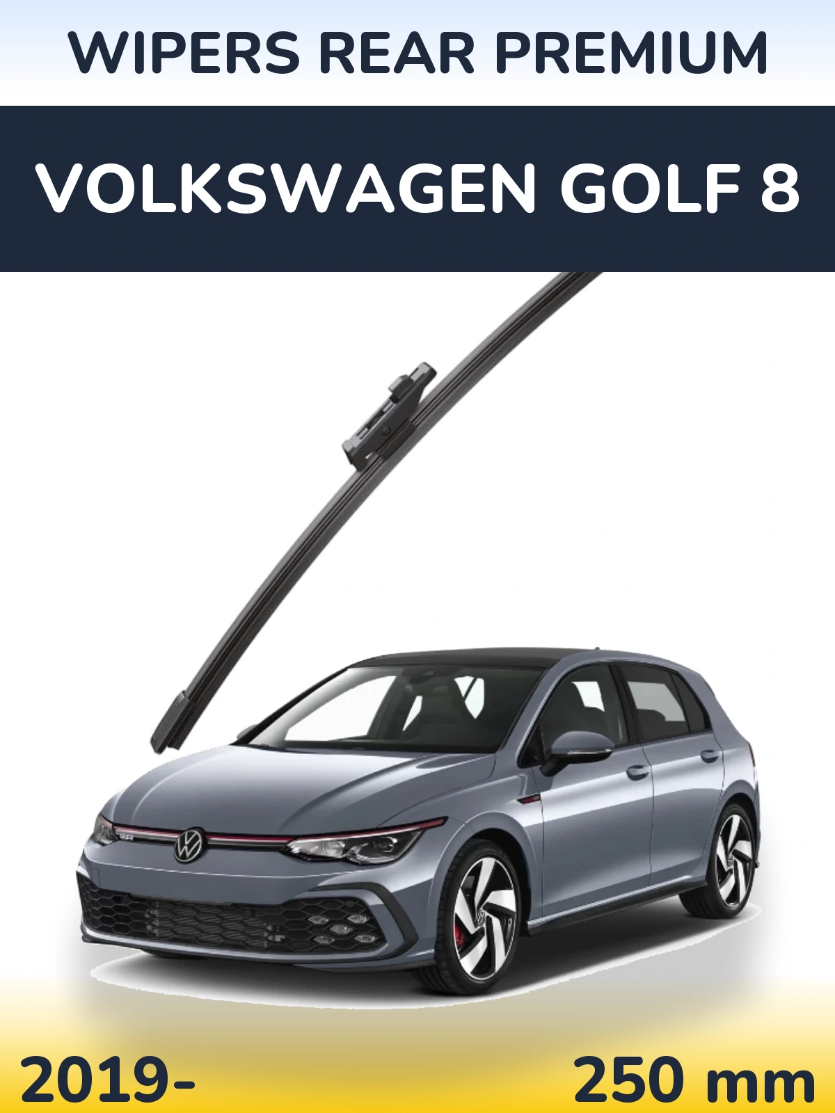 Tylna wycieraczka WIPERS REAR PREMIUM 250 mm do Volkswagen Golf 8 2019-2026