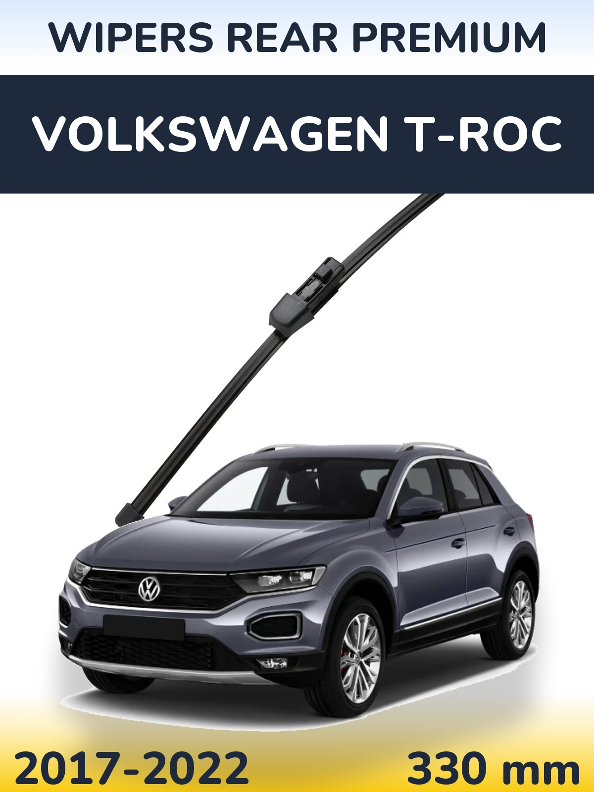 Rear wiper blade WIPERS REAR PREMIUM 330 мм for Volkswagen T-Roc 2017-2022
