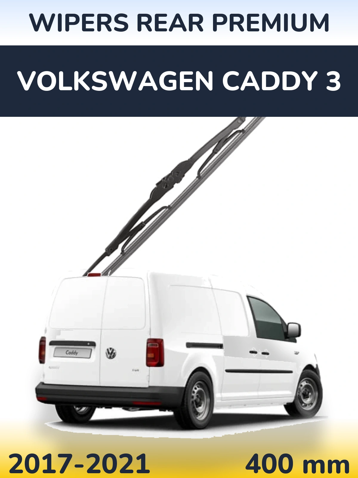 Rear wiper blade WIPERS REAR PREMIUM 400 мм for Volkswagen Caddy 3 2017-2021
