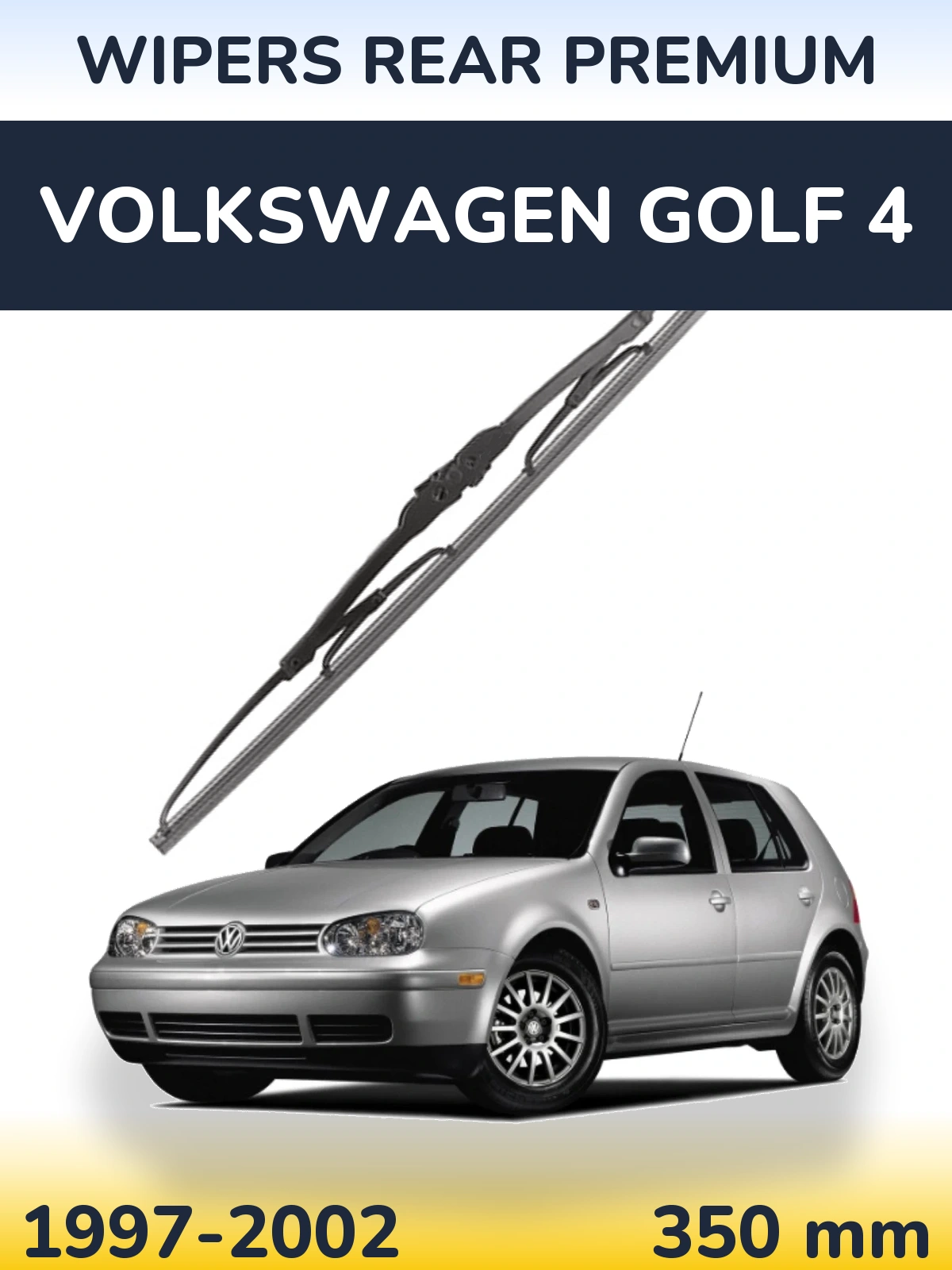 Задний дворник WIPERS REAR PREMIUM 350 мм для Volkswagen Golf 4 1997-2002
