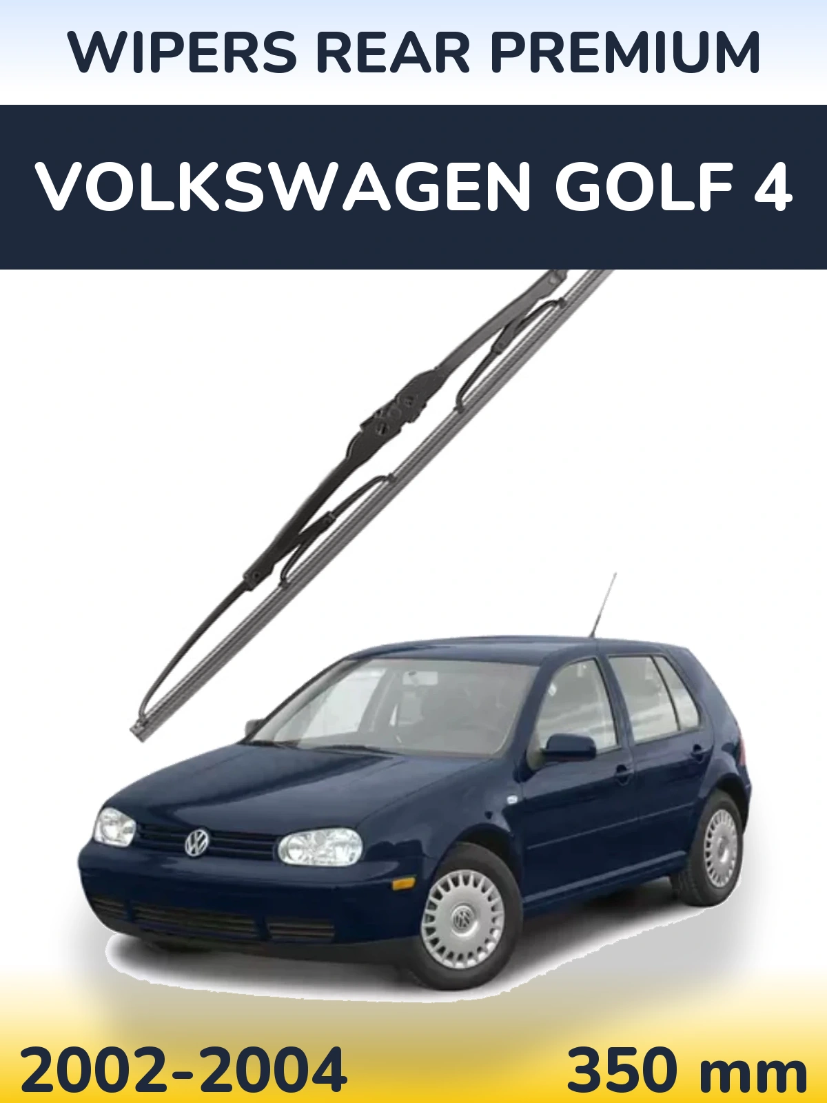 Задний дворник WIPERS REAR PREMIUM 350 мм для Volkswagen Golf 4 2002-2004
