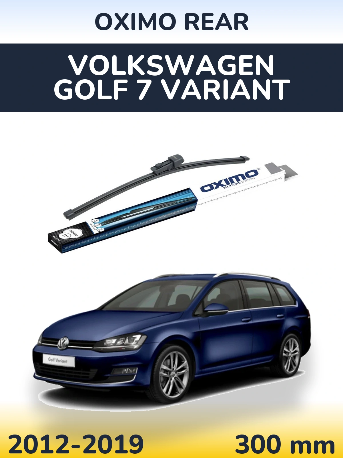 Rear wiper blade Oximo Rear 280 мм for Volkswagen Golf 7 Variant 2012-2019