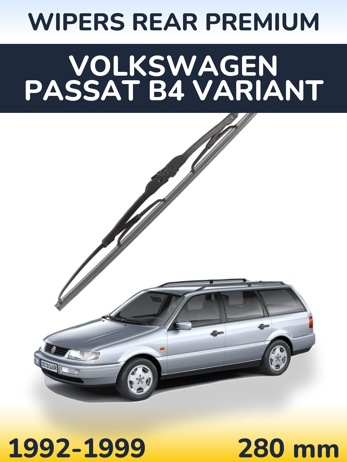 Rear wiper blade WIPERS REAR PREMIUM 280 мм for Volkswagen Passat B4 Variant 1992-1999