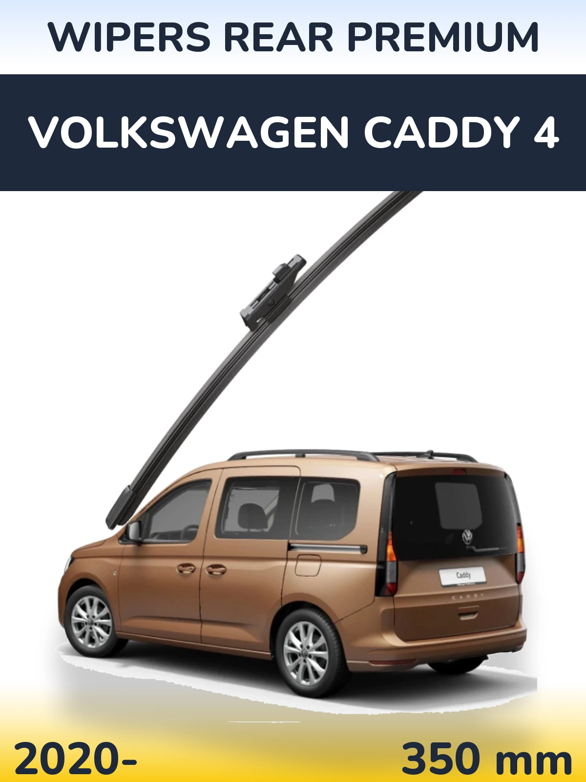 Tylna wycieraczka WIPERS REAR PREMIUM 350 mm do Volkswagen Caddy 4 2020-2026