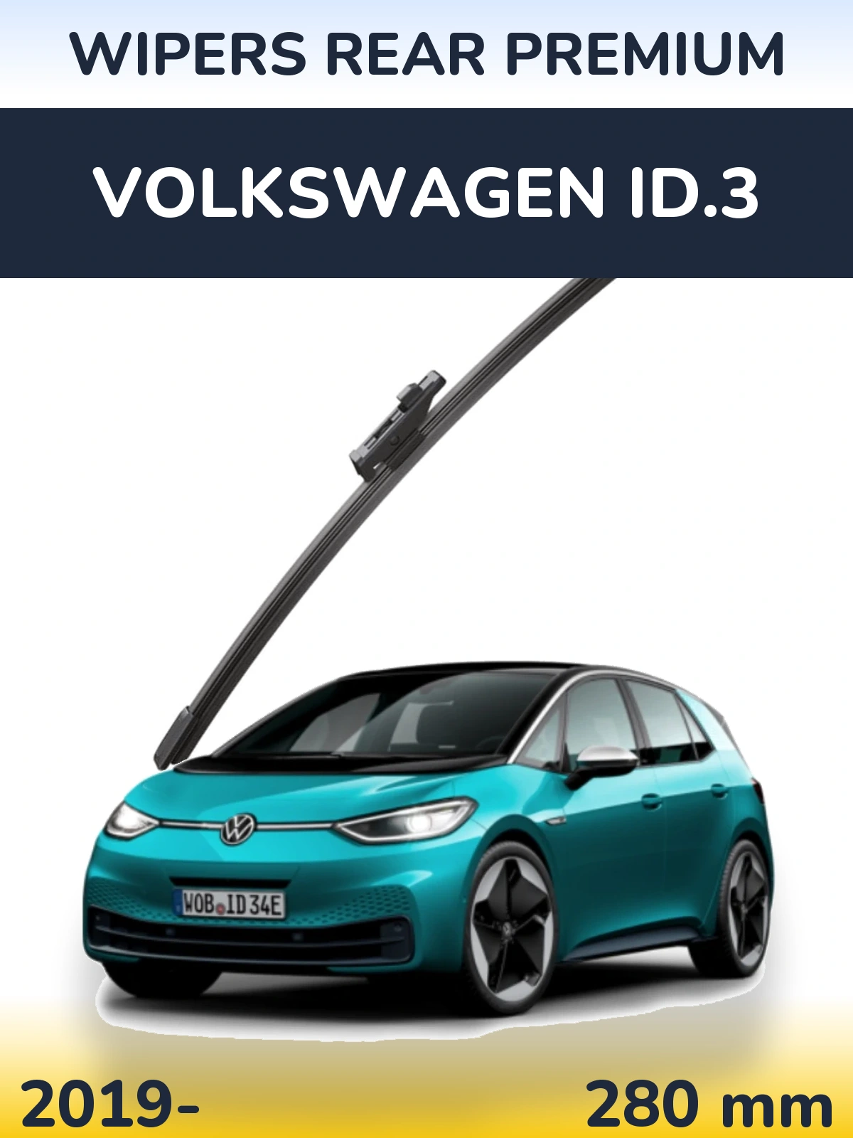 Rear wiper blade WIPERS REAR PREMIUM 280 мм for Volkswagen ID.3 2019-2026