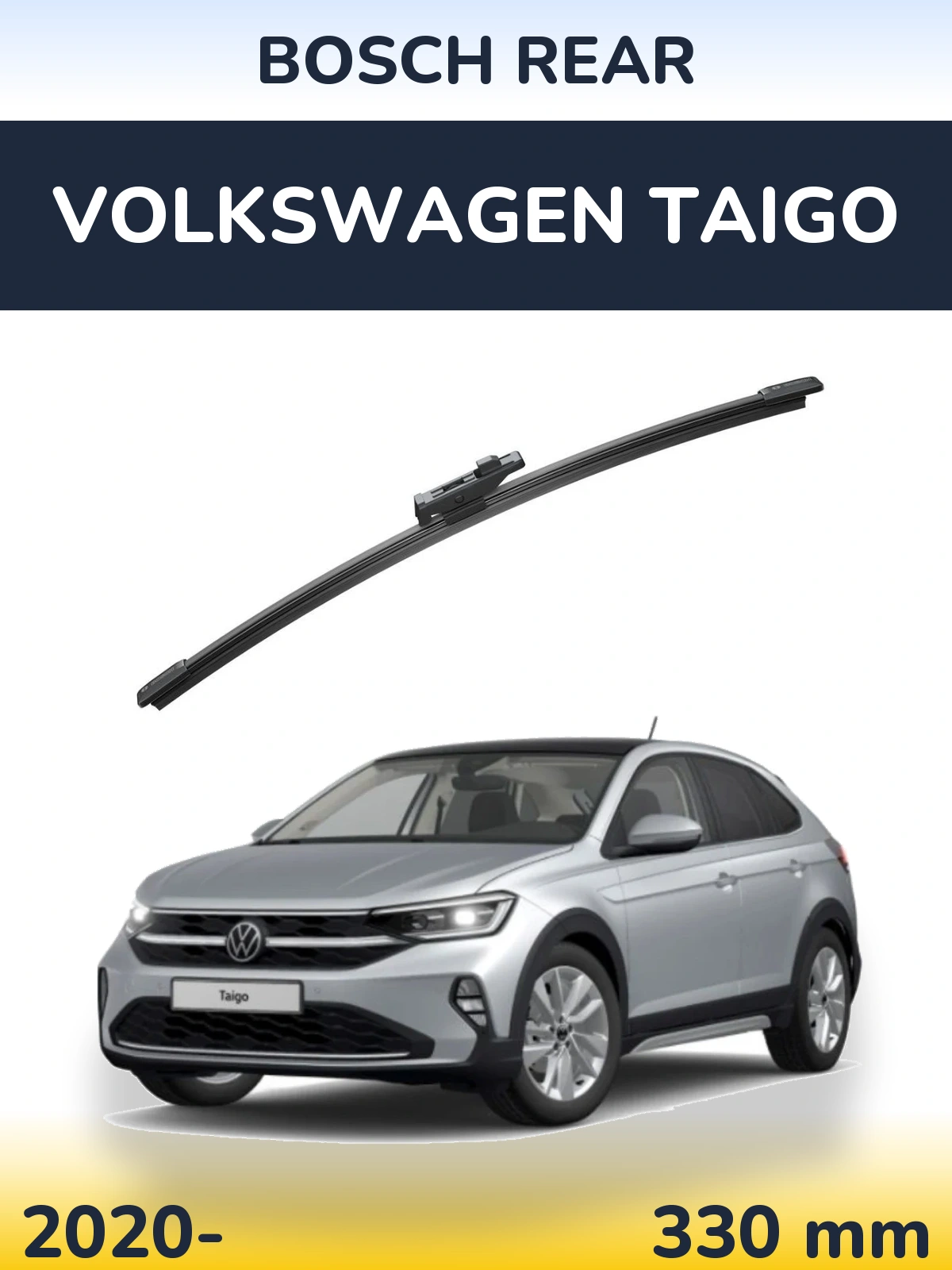 Tylna wycieraczka BOSCH Rear 330 mm do Volkswagen Taigo 2020-2026