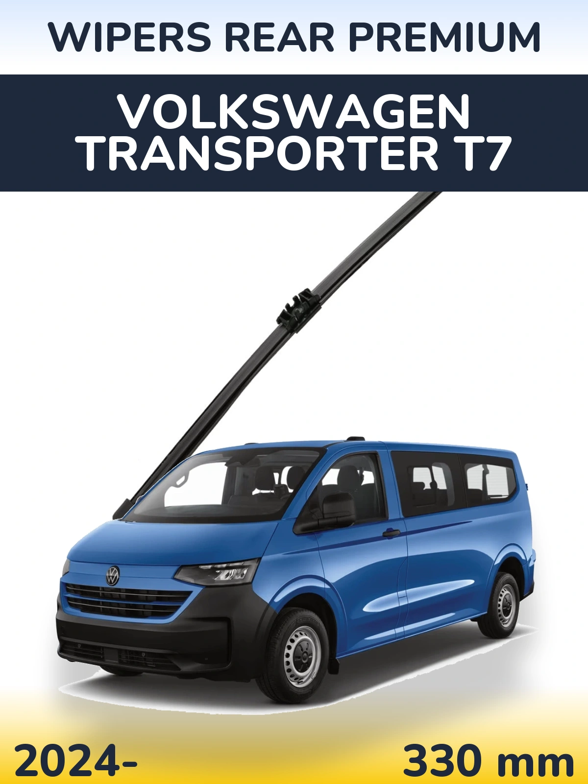 Rear wiper blade WIPERS REAR PREMIUM 330 мм for Volkswagen Transporter T7 2024-2026