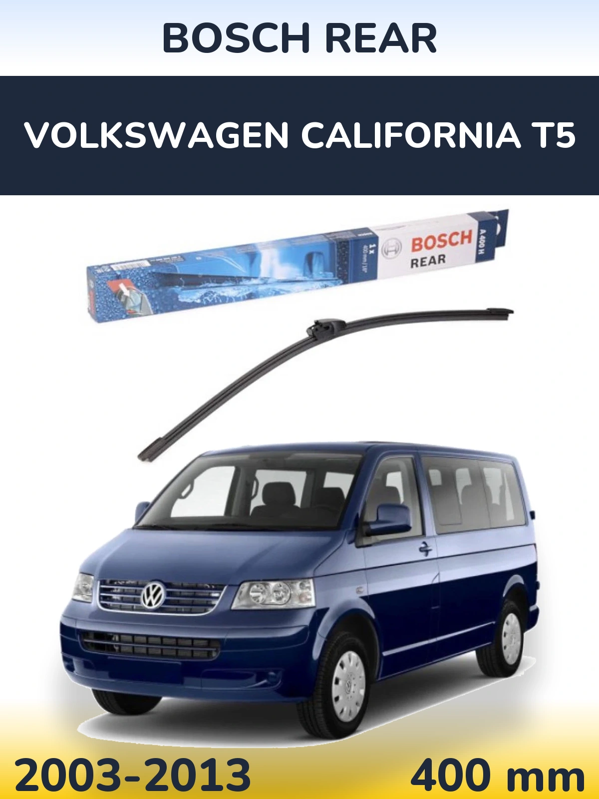 Tylna wycieraczka BOSCH Rear 400 mm do Volkswagen California T5 2003-2013
