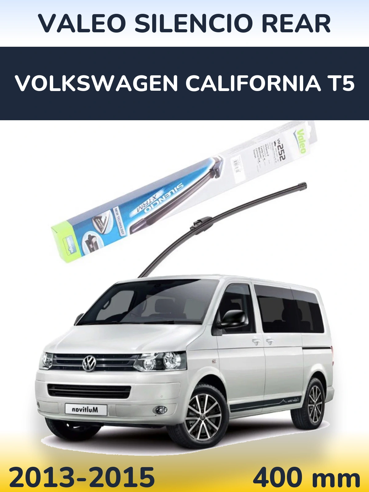 Задня щітка Valeo Silencio Rear 404 мм для Volkswagen California T5 2013-2015
