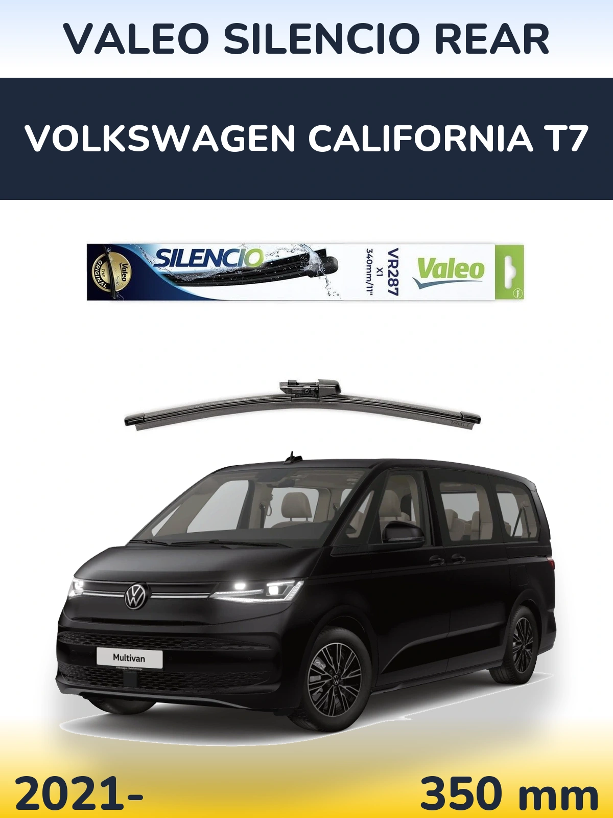 Tylna wycieraczka Valeo Silencio Rear 340 mm do Volkswagen California T7 2021-2026