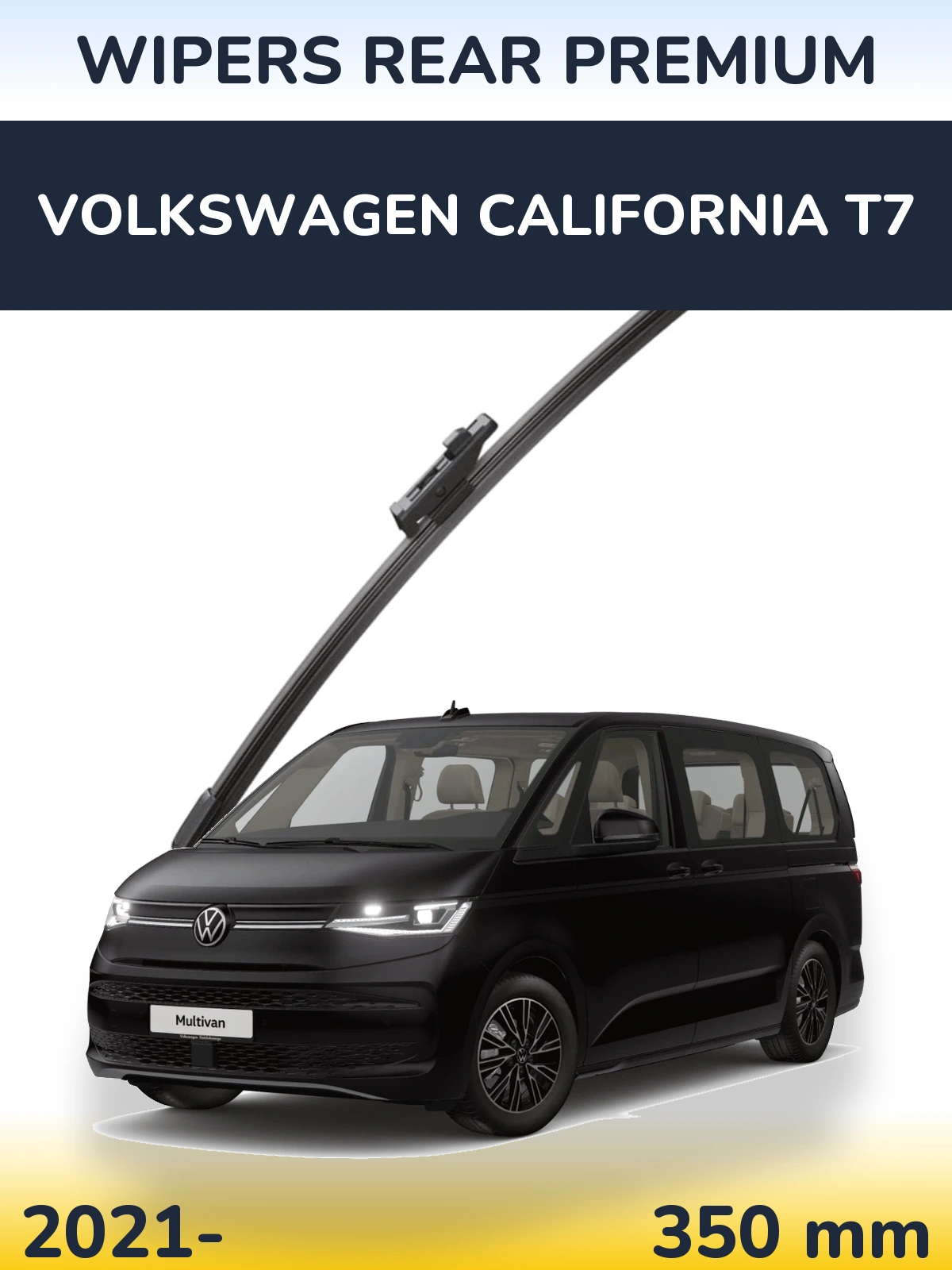 Rear wiper blade WIPERS REAR PREMIUM 350 mm for Volkswagen California T7 2021-2026