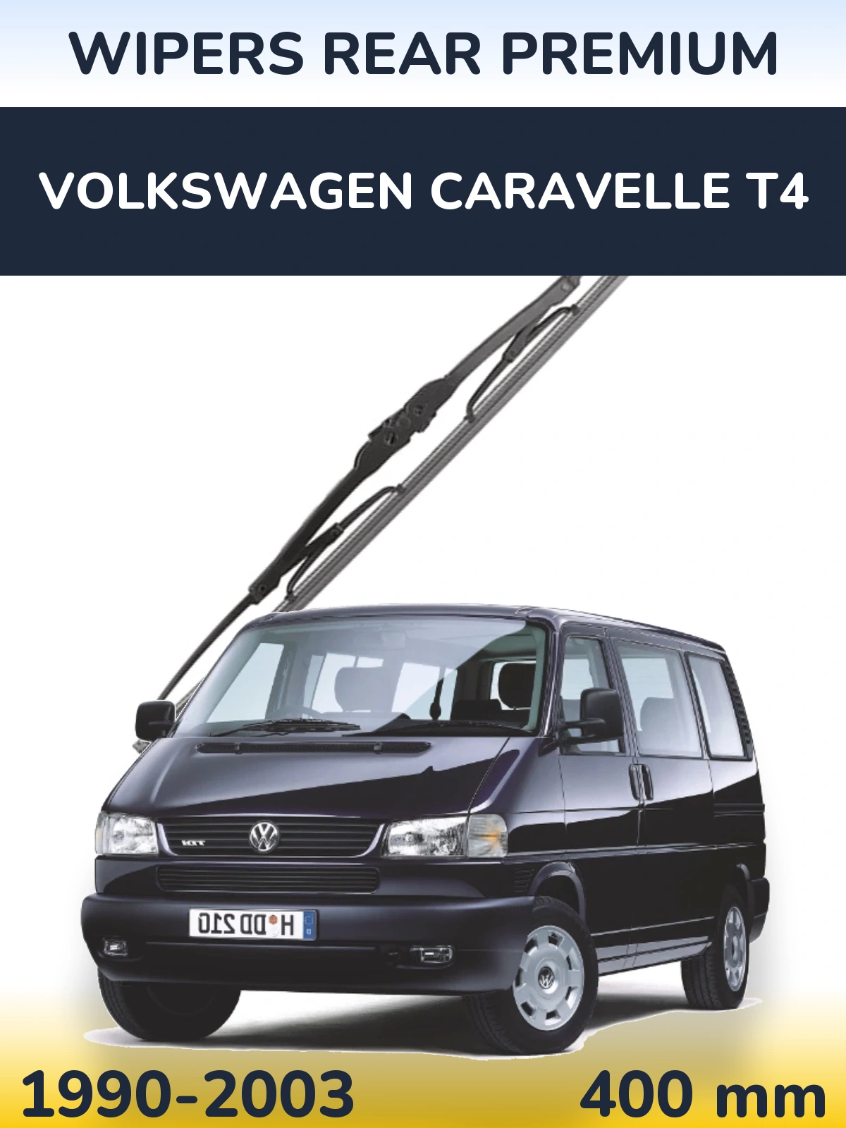 Rear wiper blade WIPERS REAR PREMIUM 400 мм for Volkswagen Caravelle T4 1990-2003
