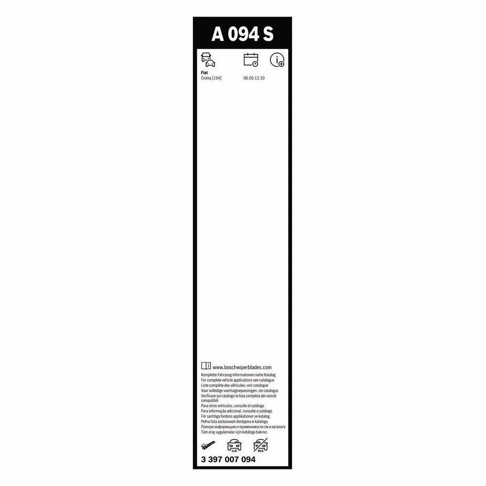Front wiper blade set BOSCH AeroTwin 625 & 425 мм for Geely Atlas 2017-2026
