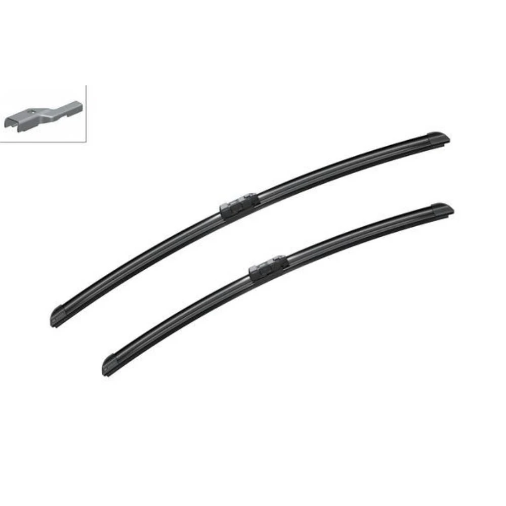 Front wiper blade set BOSCH AeroTwin 650 & 580 mm for Mercedes GLE 2015-2018