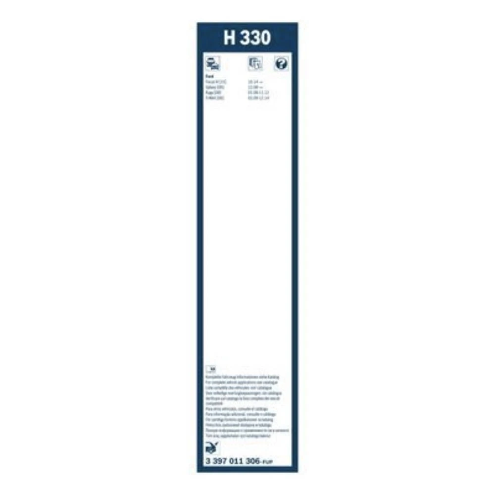 Rear wiper blade BOSCH Rear 330 mm for Ford S-MAX 1 2009-2014