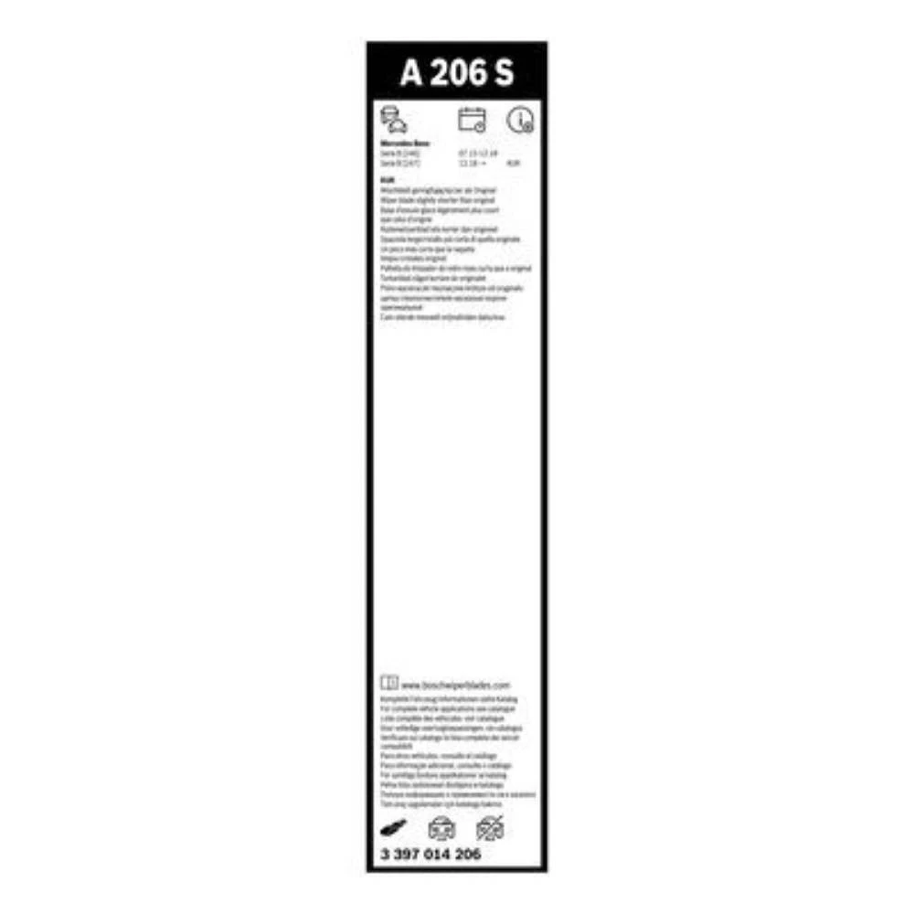 Front wiper blade set BOSCH AeroTwin 650 & 475 mm for Mercedes EQA 2020-2026